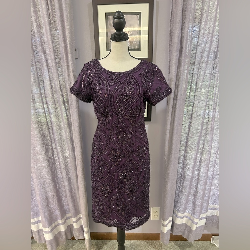 Studio One Deep Purple Midi Dress